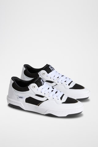 Zapatillas de skate de piel Rowan 2 - Blanco y negro