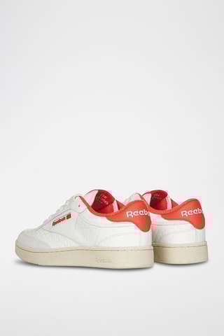 Chaussures de skateboard en cuir Club C - Blanc - Reebok