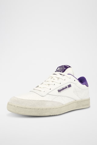 Scarpe da skate in pelle Club C - Bianco