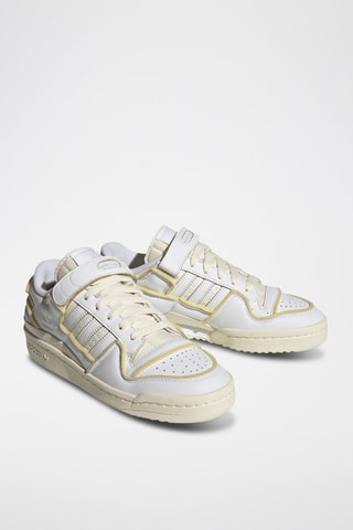 Zapatillas de baloncesto de piel Forum 84 Low W - Blanco