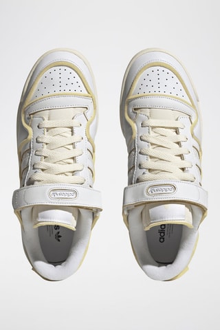 Zapatillas de baloncesto de piel Forum 84 Low W - Blanco