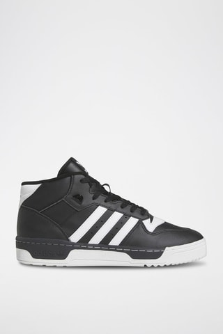 Zapatillas altas de piel Rivalry - Negro