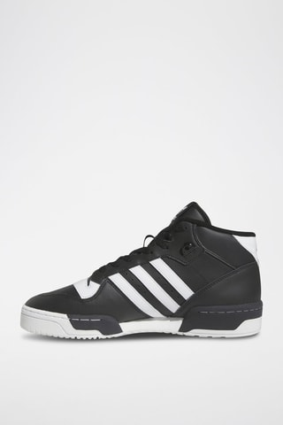 Zapatillas altas de piel Rivalry - Negro