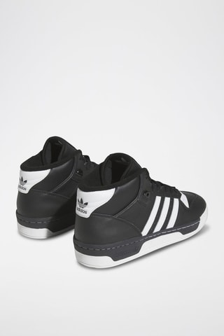 Zapatillas altas de piel Rivalry - Negro