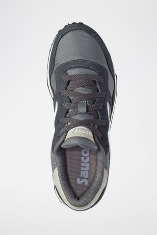 Zapatillas de entrenamiento de piel DXN - Gris oscuro