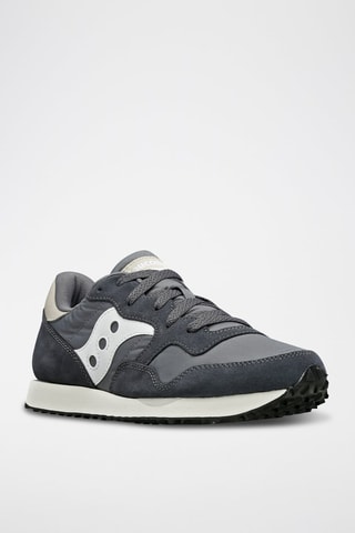 Zapatillas de entrenamiento de piel DXN - Gris oscuro