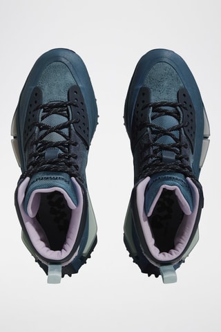 Zapatillas de senderismo de piel Pharrell Williams - Azul petróleo