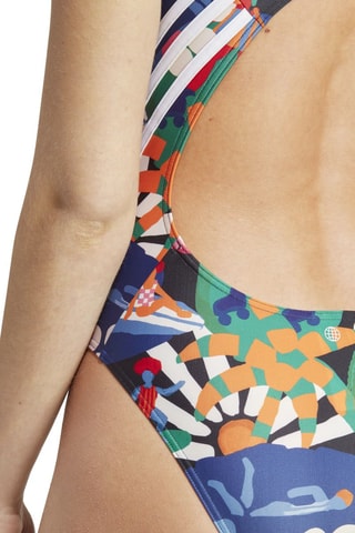 Bañador - Blanco y naranja