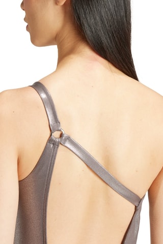 Bañador asimétrico Glam - Plateado