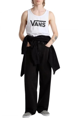 Camiseta de tirantes - Blanco y negro