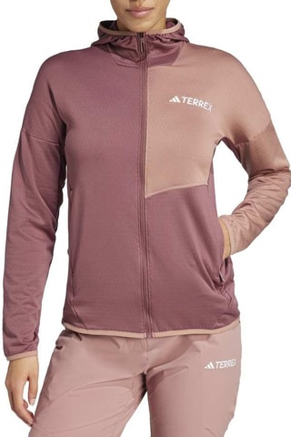 Chaqueta polar con capucha Terrex Xperior - Rosa