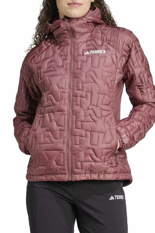 Chaqueta plegable con capucha Terrex Xperior PrimaLoft Loose Fill - Rosa viejo