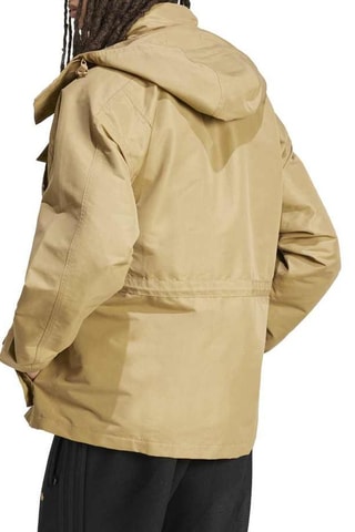 Chaqueta con capucha Premium - Marrón claro