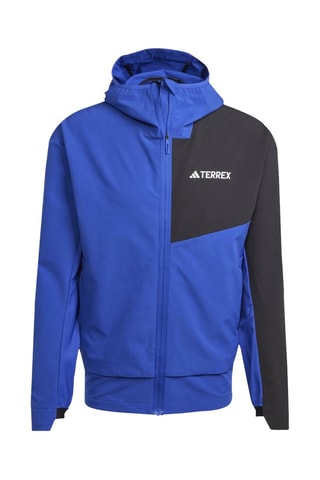 Chaqueta con capucha Softshell - Azul rey