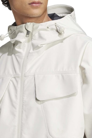 Chaqueta con capucha Premium Essentials - Crudo