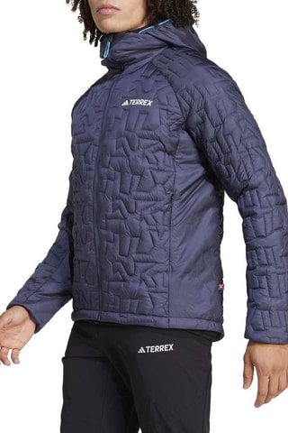 Chaqueta de senderismo con capucha Terrex Xperior PrimaLoft Loose Fill - Azul marino