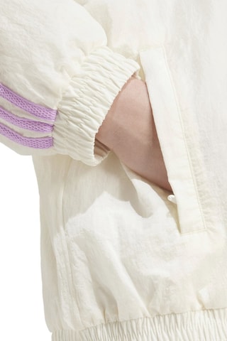 Chaqueta oversize Track Top - blanco y violeta