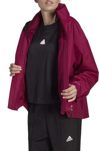 Chaqueta Terrex Traveer - Rojo frambuesa