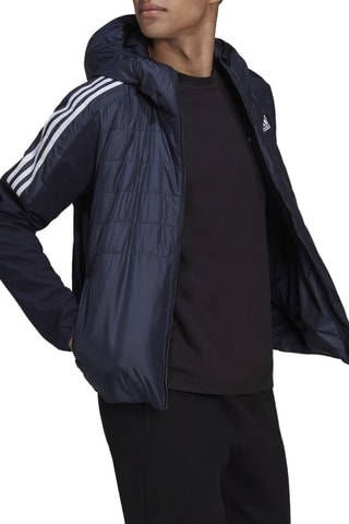 Chaqueta con capucha Essentials Insulated Hybrid - Azul marino