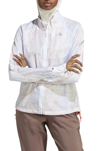 Chaqueta de running plegable - Crudo