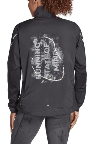 Chaqueta de running ULT Print - Negro