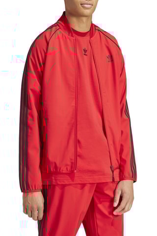 Chaqueta de chándal slim fit SST Bonded - Rojo