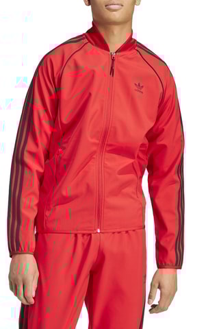 Chaqueta de chándal slim fit SST Bonded - Rojo