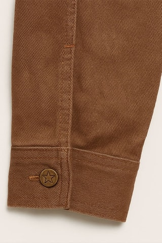 Chaqueta vaquera de skateboard - Marrón