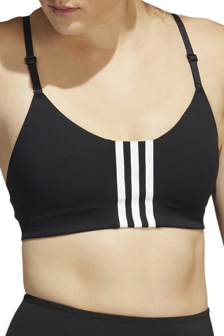 Sujetador deportivo de entrenamiento push-up Aeroimpact Ls - Negro