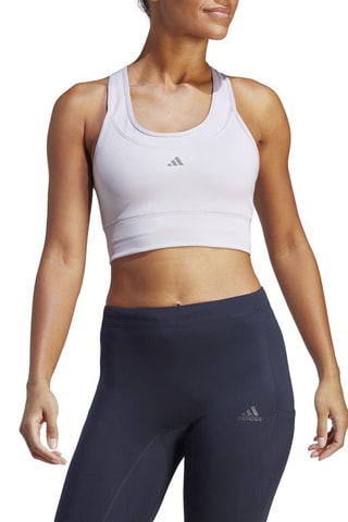 Sujetador de running push-up Run - Blanco