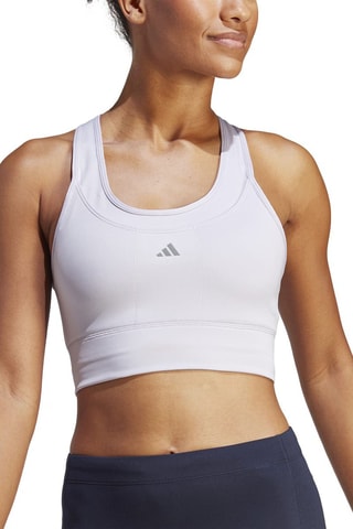 Sujetador de running push-up Run - Blanco