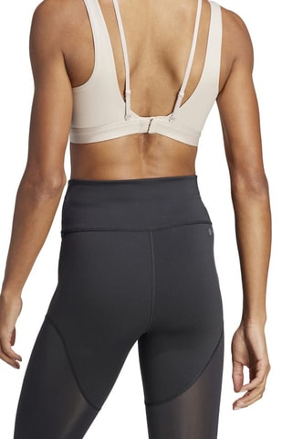 Sujetador deportivo de entrenamiento push-up Powerimpact Luxe - Beige