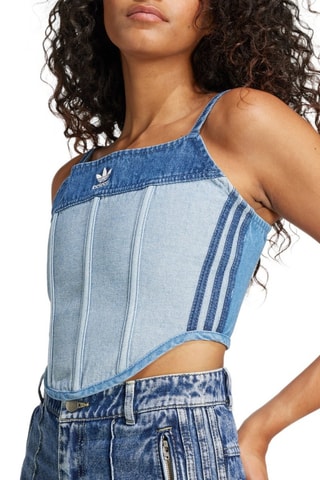 Crop top vaquero Ksenia - Azul