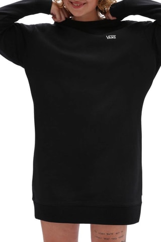 Vestido sudadera Flying V BFF - Negro