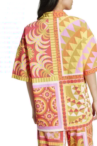 Camisa x FARM Rio - Amarillo y naranja