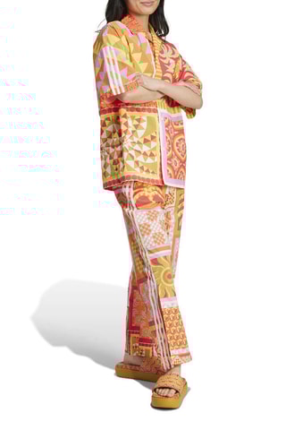 Camisa x FARM Rio - Amarillo y naranja