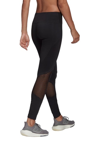 Leggings de running 7/8 Aeroknit - Negro