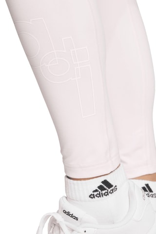 Leggings de tiro alto Brand Love - Rosa claro