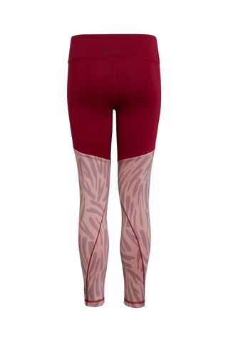 Leggings Optime Aeroready Training Stretch Graphic - Rojo y rosa