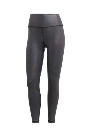 7/8 legging Optime Training Shine- Zwart
