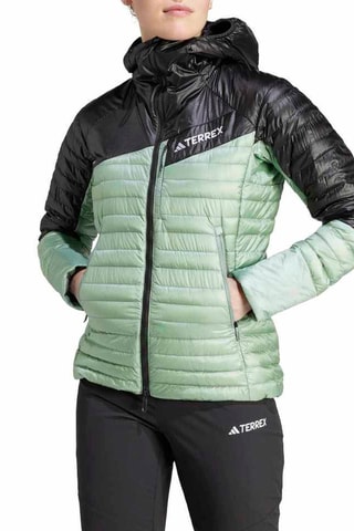 Anorak con capucha Terrex Techrock - Verde agua