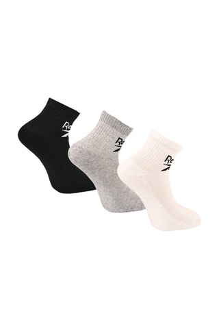 3 pares de calcetines Classic Core - Gris y blanco