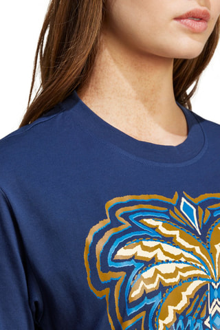 Camiseta gráfica Adidas x FARM Rio - Índigo