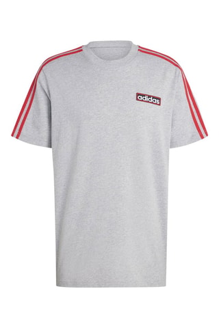 T-shirt Adicolor Adibreak- Grijs en Rood