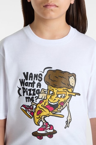 Camiseta Pizza Me - Blanco