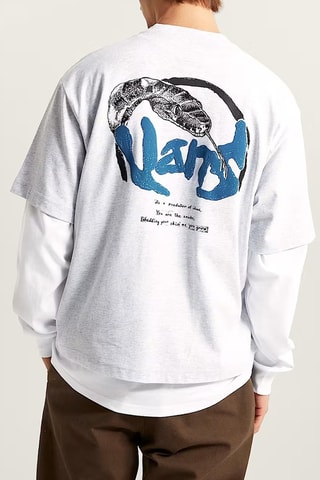 Camiseta - Gris claro jaspeado