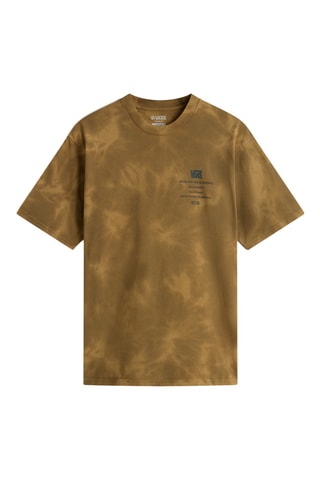 Camiseta tie-dye - Marrón y beige