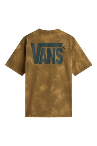 Camiseta tie-dye - Marrón y beige