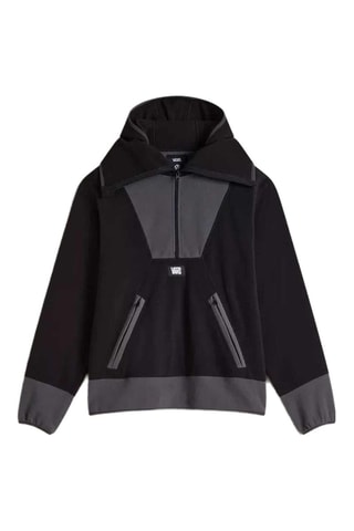 Sudadera polar con capucha MTE Warrens - Negro y gris claro