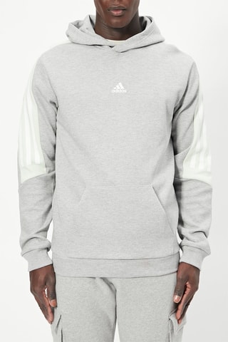 Sudadera con capucha M FI 3S Hoodie - Gris claro jaspeado